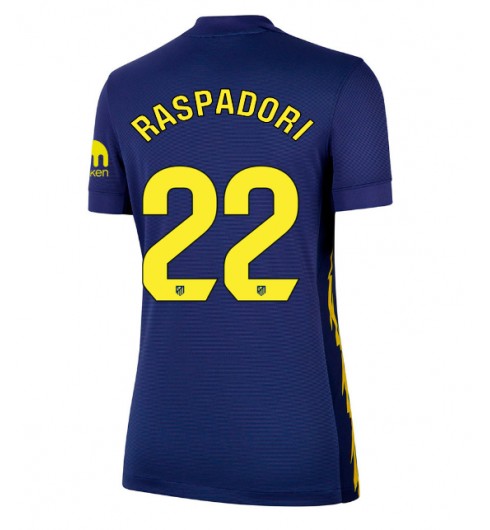 Atletico Madrid Giacomo Raspadori #22 Bortedrakt Dame 2025-26 Korte ermer Atletico Madrid Giacomo Raspadori #22 Bortedrakt Dame 2025-26 Korte ermer